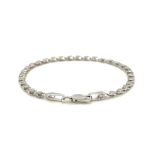 Load image into Gallery viewer, 2.9mm 14k White Gold Heart Bracelet
