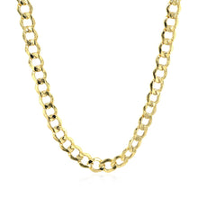 Load image into Gallery viewer, 5.3mm 14k Yellow Gold Curb Chain
