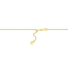 Load image into Gallery viewer, 14k Yellow Gold Adjustable Rope Chain 1.0mm
