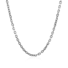 Load image into Gallery viewer, 2.3mm 14k White Gold Diamond Cut Cable Link Chain
