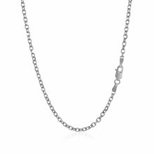 Load image into Gallery viewer, 2.3mm 14k White Gold Diamond Cut Cable Link Chain
