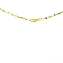 Load image into Gallery viewer, 2.1mm 14k Yellow Gold Singapore Bracelet
