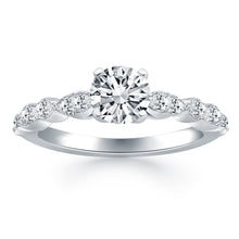 Load image into Gallery viewer, 14k White Gold Fancy Shaped Diamond Engagement Ring
