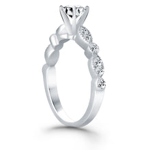 Load image into Gallery viewer, 14k White Gold Fancy Shaped Diamond Engagement Ring
