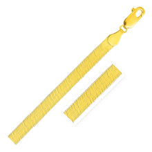 Load image into Gallery viewer, 5.0mm 14k Yellow Gold Super Flex Herringbone Chain
