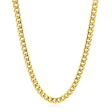 Load image into Gallery viewer, 4.5mm 10k Yellow Gold Semi Solid Miami Cuban Chain-1
