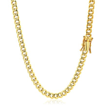 Load image into Gallery viewer, 4.5mm 10k Yellow Gold Semi Solid Miami Cuban Chain-2
