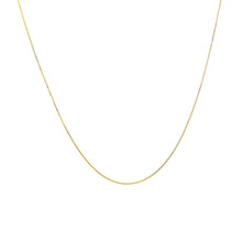 Load image into Gallery viewer, 14k Yellow Gold Classic Box Chain 0.4mm
