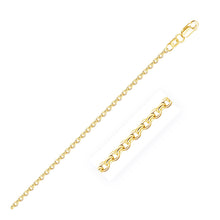 Load image into Gallery viewer, 2.3mm 14k Yellow Gold Rolo Bracelet
