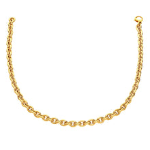 Load image into Gallery viewer, 14k Yellow Gold Polished Cable Link Necklace
