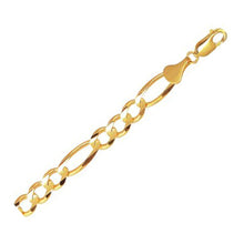 Load image into Gallery viewer, 8.3mm 10K Yellow Gold Solid Figaro Chain-0
