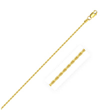 Load image into Gallery viewer, 14k Yellow Gold Solid Rope Chain 1.25mm
