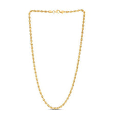 Load image into Gallery viewer, 14k Yellow Gold Light Rope Chain 3.7mm-1
