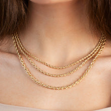 Load image into Gallery viewer, 14k Yellow Gold Light Rope Chain 3.7mm-2
