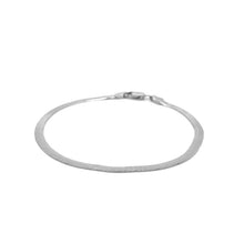 Load image into Gallery viewer, 2.8mm 14k White Gold Super Flex Herringbone Bracelet-1
