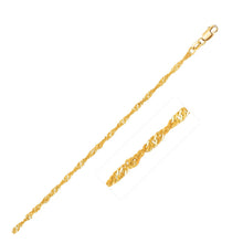 Load image into Gallery viewer, 10k Yellow Gold Singapore Chain 1.8mm-0
