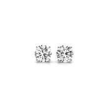 Load image into Gallery viewer, 1 1/2 cttw Certified IGI Lab Grown Round Diamond Stud Earrings 14k White Gold (G/VS2)-0
