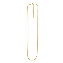 Load image into Gallery viewer, Endless Adjustable Wheat Chain in 14k Yellow Gold (1.1mm)-0
