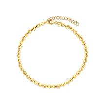 Load image into Gallery viewer, 14k Yellow Gold Spaced Bead Bracelet (3mm)-1
