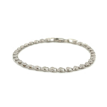 Load image into Gallery viewer, 2.9mm 14k White Gold Heart Anklet
