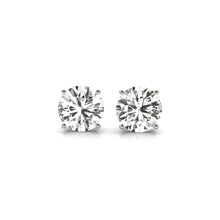 Load image into Gallery viewer, 4 cttw Certified IGI Lab Grown Round Diamond Stud Earrings 14k White Gold (G/VS2)-0
