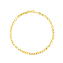 Load image into Gallery viewer, 2.5mm 14k Yellow Gold French Cable Chain Bracelet-1
