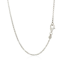 Load image into Gallery viewer, Sterling Silver 24 inch Necklace with Long Polished Bar Pendant
