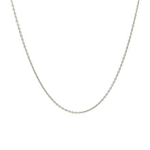 Load image into Gallery viewer, 18k White Gold Round Cable Link Chain 0.97mm-1
