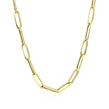 Load image into Gallery viewer, 14K Yellow Gold Bold Paperclip Chain (4.2 mm)
