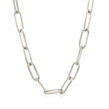 Load image into Gallery viewer, Sterling Silver Paperclip Chain Necklace
