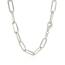 Load image into Gallery viewer, Sterling Silver Paperclip Chain Necklace
