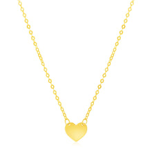 Load image into Gallery viewer, 14k Yellow Gold Polished Mini Heart Necklace
