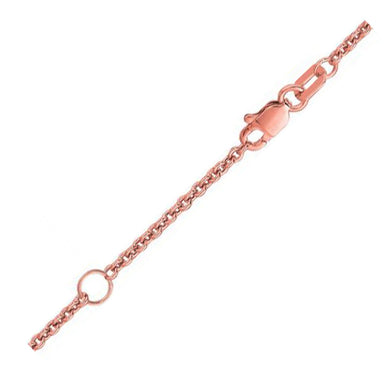 Extendable Cable Chain in 18k Rose Gold (1.8mm)-0