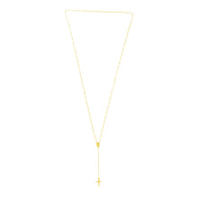 Load image into Gallery viewer, 14k Yellow Gold Rosary Necklace
