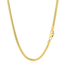 Load image into Gallery viewer, 2.6mm 14k Yellow Gold Classic Solid Miami Cuban Chain
