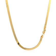 Load image into Gallery viewer, Imperial Herringbone Chain in 10k Yellow Gold (3.8 mm)-3
