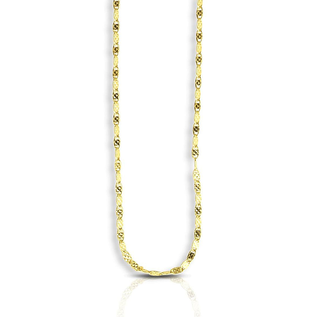 1.7mm 14k Yellow Gold Sparkle Valentino Chain-0