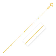 Load image into Gallery viewer, Bead Links Pendant Chain in 14k Yellow Gold (1.5mm)
