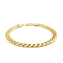 Load image into Gallery viewer, 6.9mm 14k Yellow Gold Semi Solid Miami Cuban Bracelet
