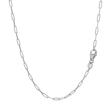 Load image into Gallery viewer, 18K White Gold Fine Paperclip Chain (1.5mm)-2
