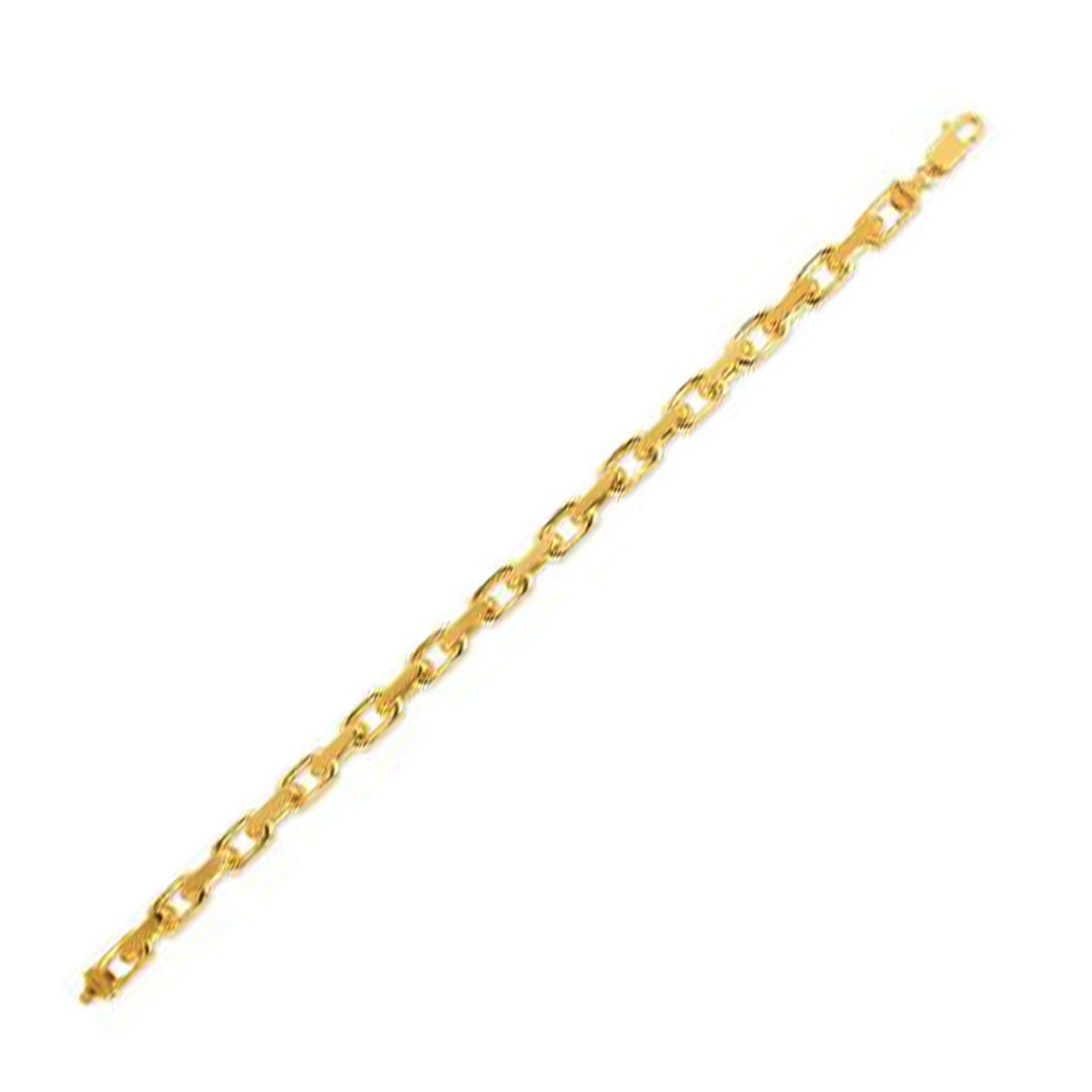 14k Yellow Gold French Cable Link Chain 6.1 mm-0