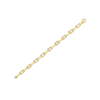 14k Yellow Gold French Cable Link Bracelet (6mm)-0