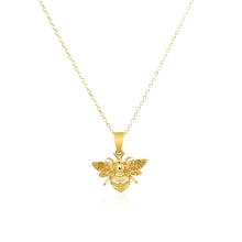 Load image into Gallery viewer, 14K Yellow Gold Bee Necklace
