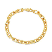 Load image into Gallery viewer, 6.1mm 14k Yellow Gold French Cable Chain Bracelet-1
