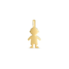 Load image into Gallery viewer, 14k Yellow Gold Mini Boy Charm-0
