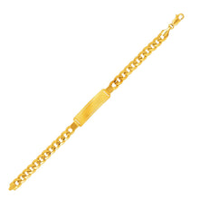 Load image into Gallery viewer, 14k Yellow Gold Men&#39;s ID Cuban Chain Bracelet
