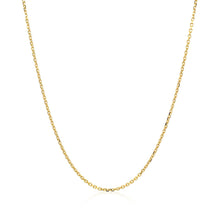 Load image into Gallery viewer, 18k Yellow Gold Diamond Cut Cable Link Chain 1.1mm-2
