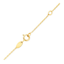 Load image into Gallery viewer, 14k Yellow Gold Chain Necklace with Cross Stations
