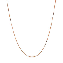 Load image into Gallery viewer, 10k Rose Gold Classic Box Chain 0.45mm-1
