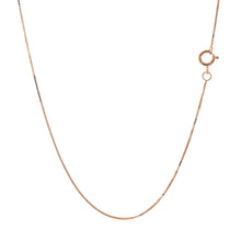 Load image into Gallery viewer, 10k Rose Gold Classic Box Chain 0.45mm-2
